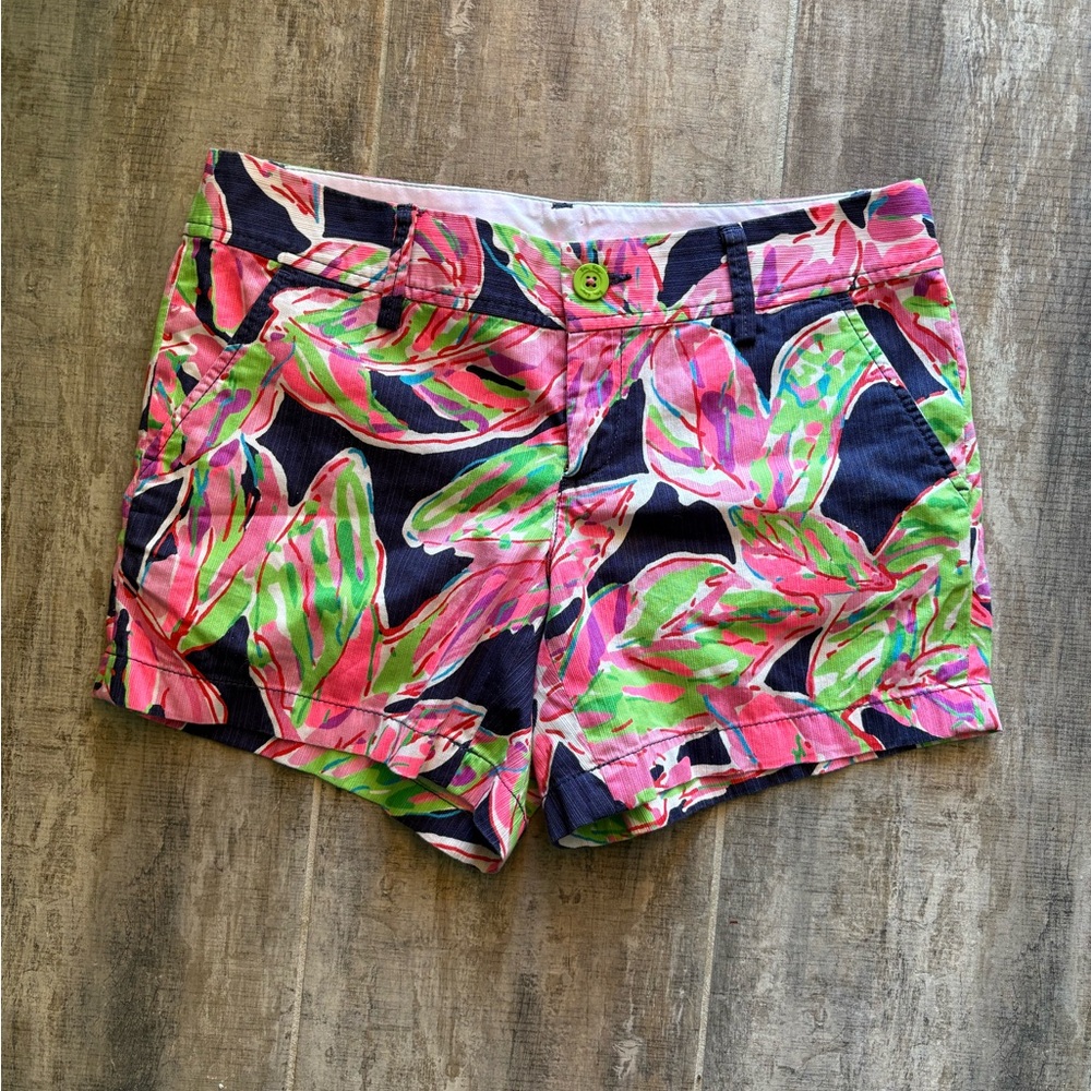 Lilly Pulitzer Size 6 Vias Palmetto Leaf Callahan Shorts